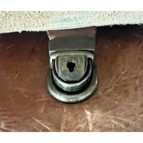 Patricia Nash Satchel Purse Bag Italian Leather Top Handle and Shoulder Strap - Picture 5 of 9